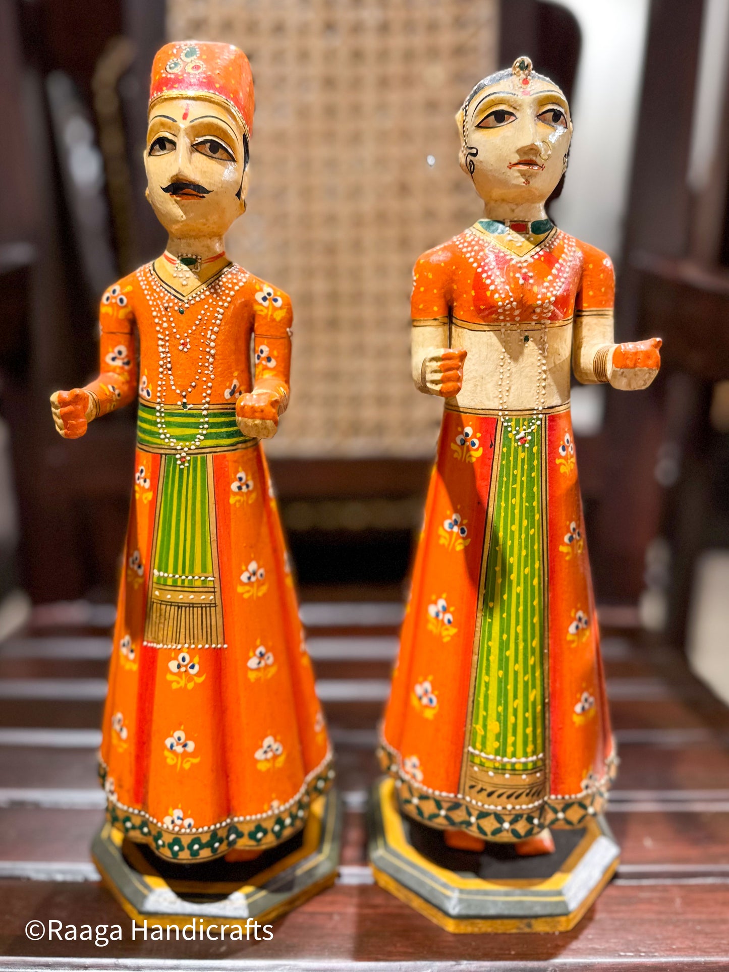 12" Gangaur Dolls - Set of 2