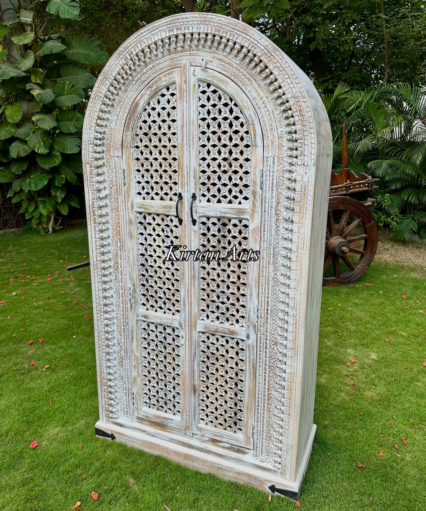 Jharokha Arch Cupboard | Distress Finish