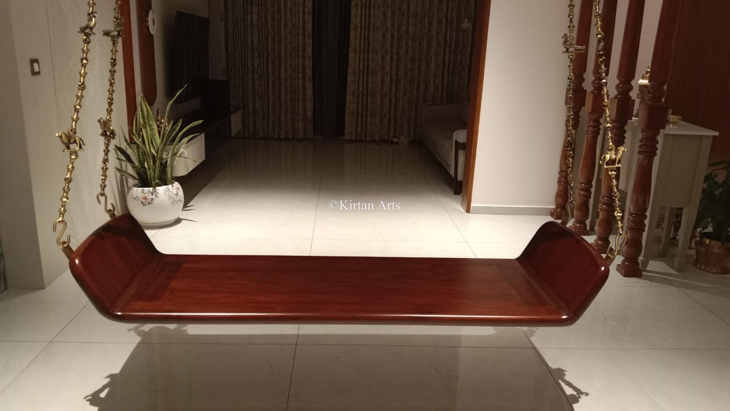 Teakwood Jhula/Swing/Oonjal | 6x2 ft | Boat Design