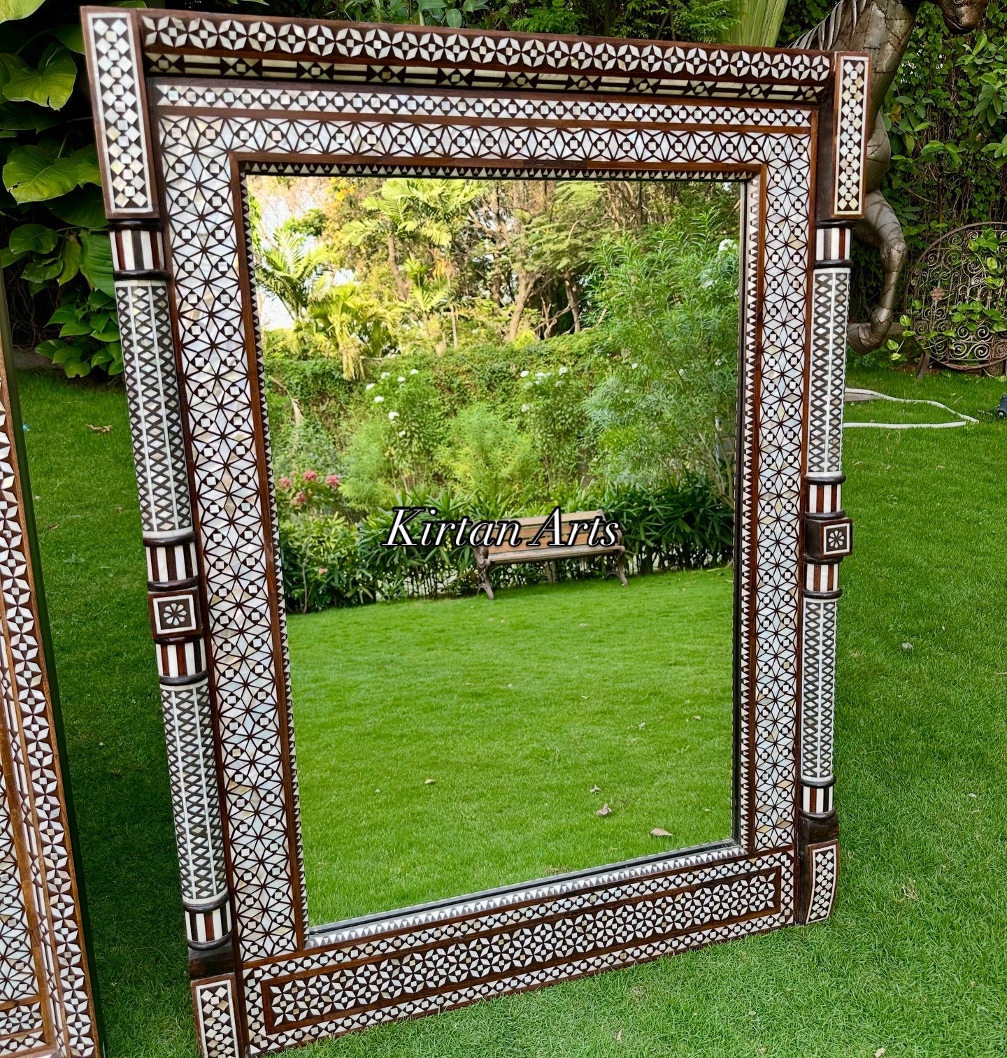Mother of Pearl (MOP) Mirror Frame | 4x3 ft