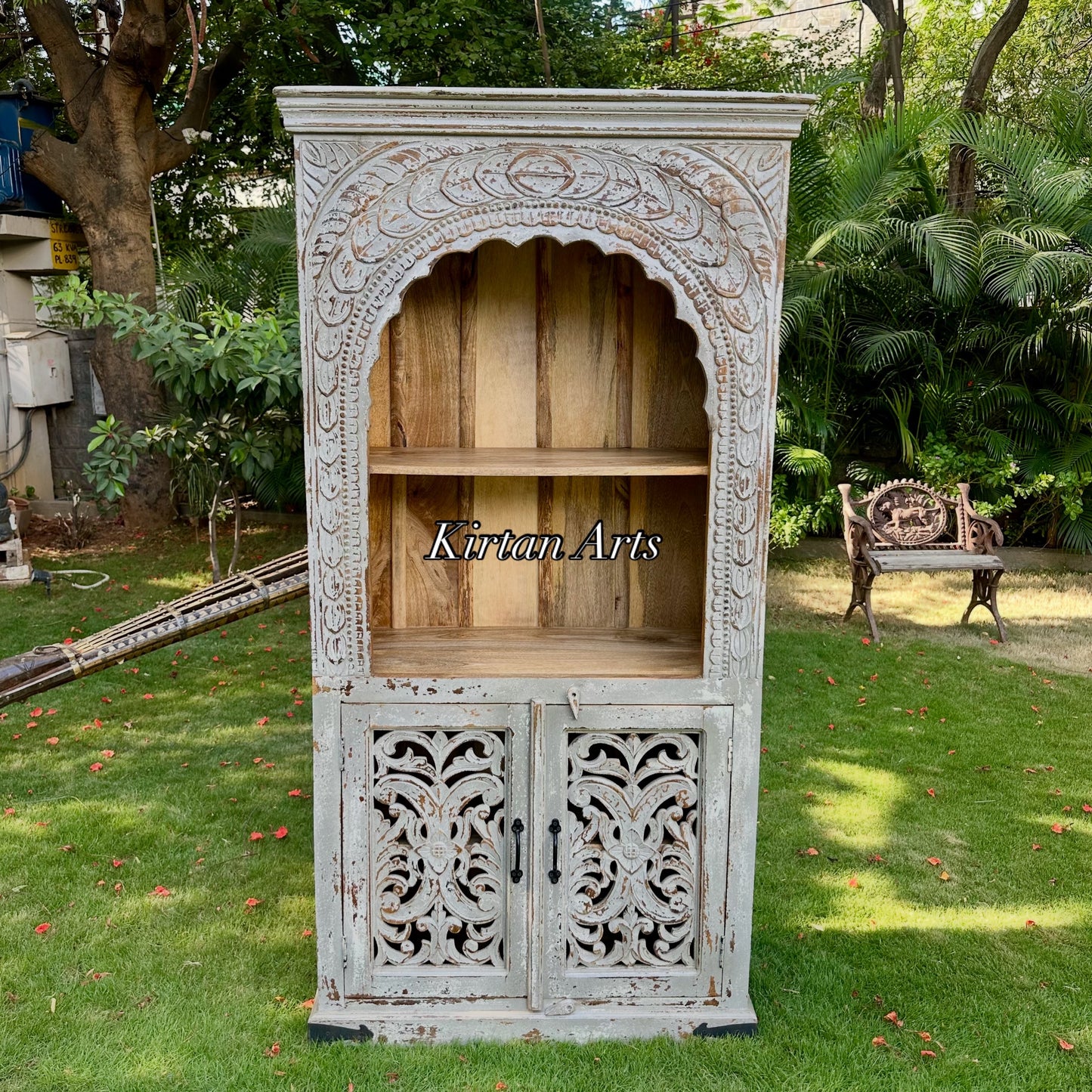 Rustic Display Cabinet | Distress Finish