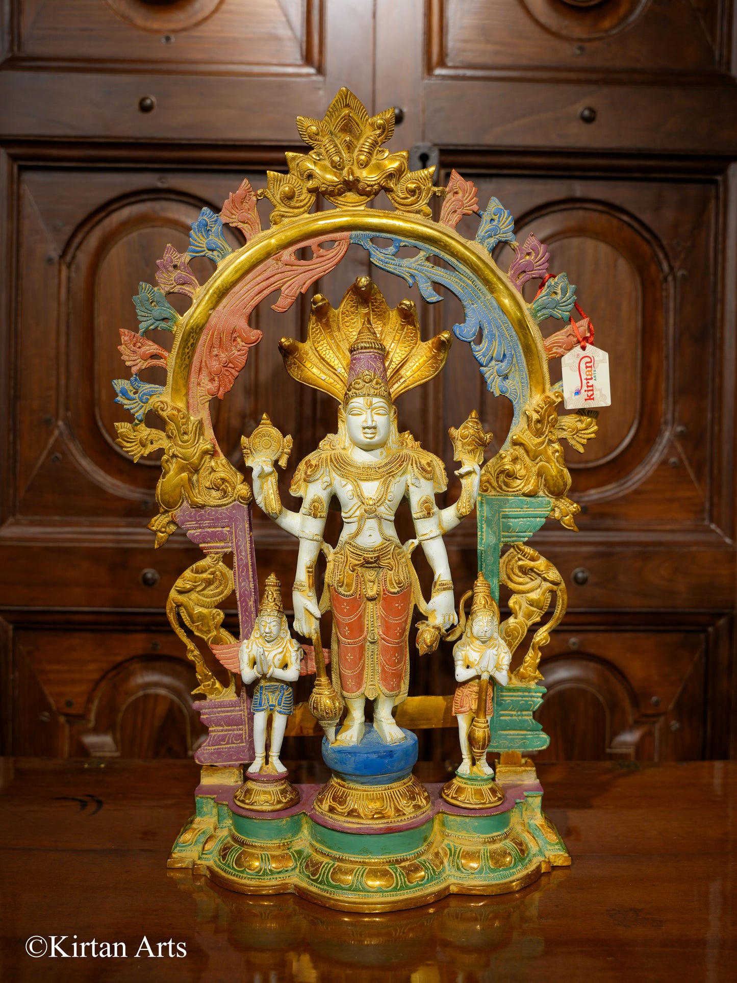 Lord Vishnu with Prabhavali 23.5"