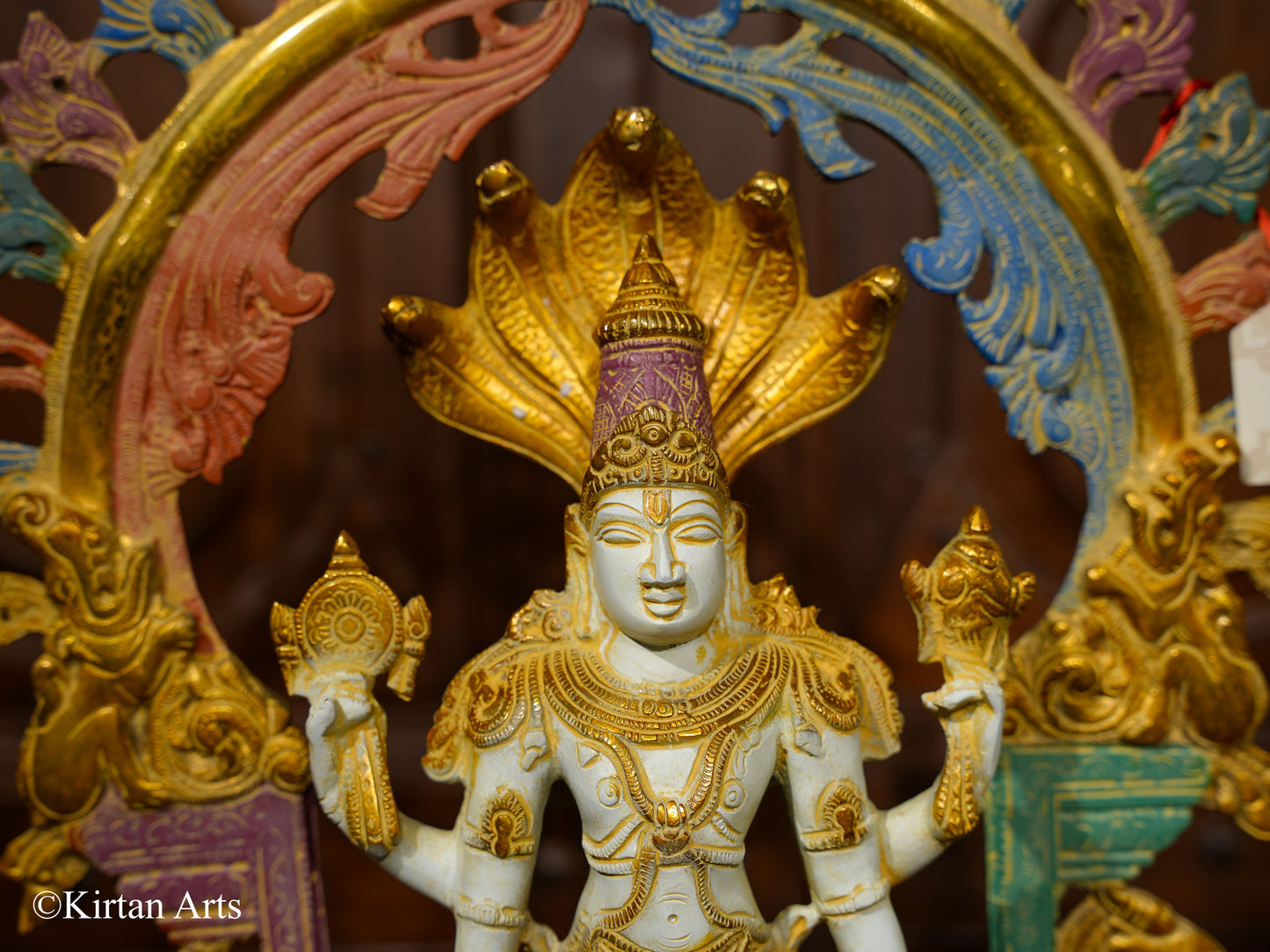 Lord Vishnu with Prabhavali 23.5"