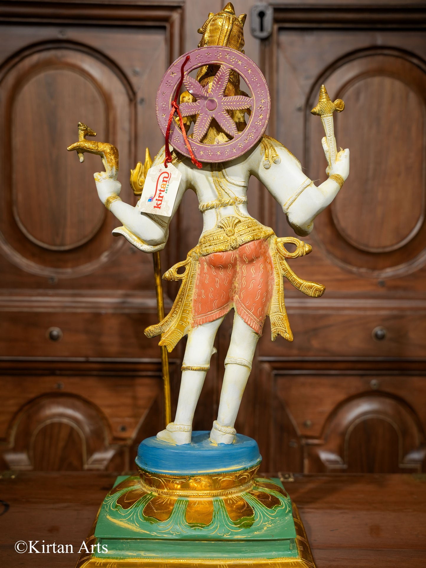 Brass Lord Shiva as Pashupatinath 21"