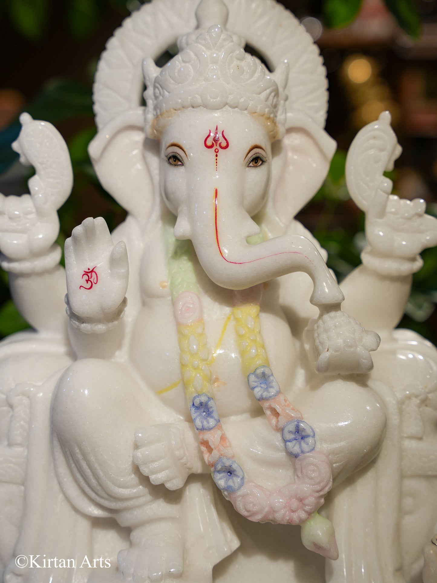 Marble Ganesha 15"