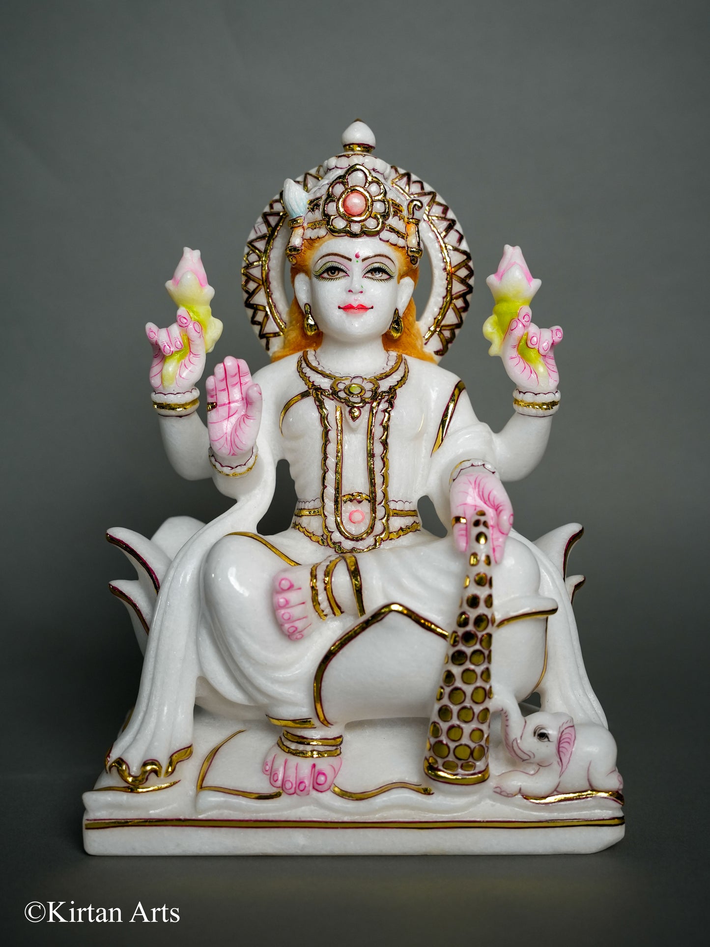 Marble Lakshmi Devi 12"