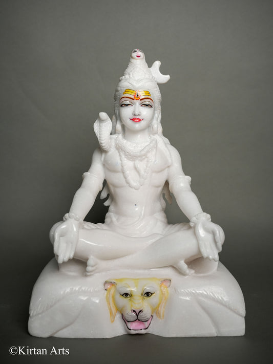 Marble Lord Shiva 15"