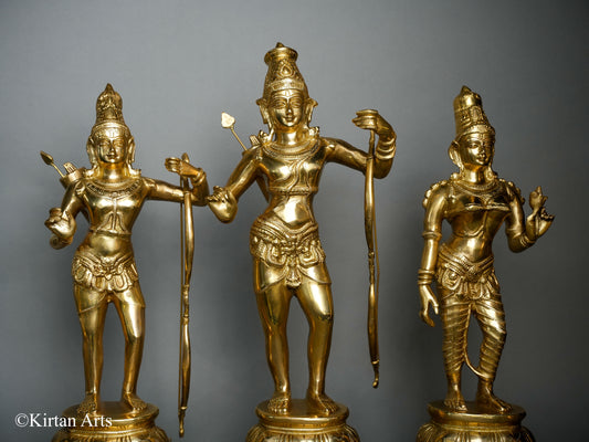 Brass Ram Darbar Set 23" (4Pc Set)