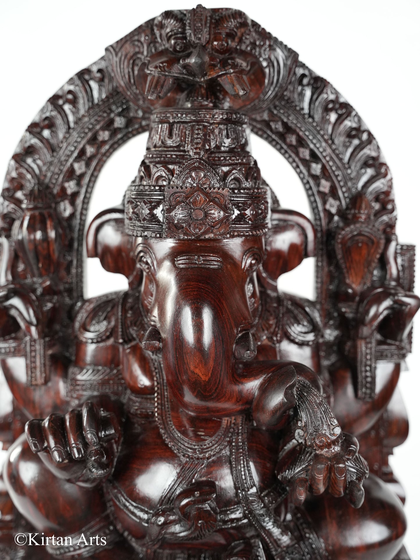 Lord Ganesha in Rosewood 34"
