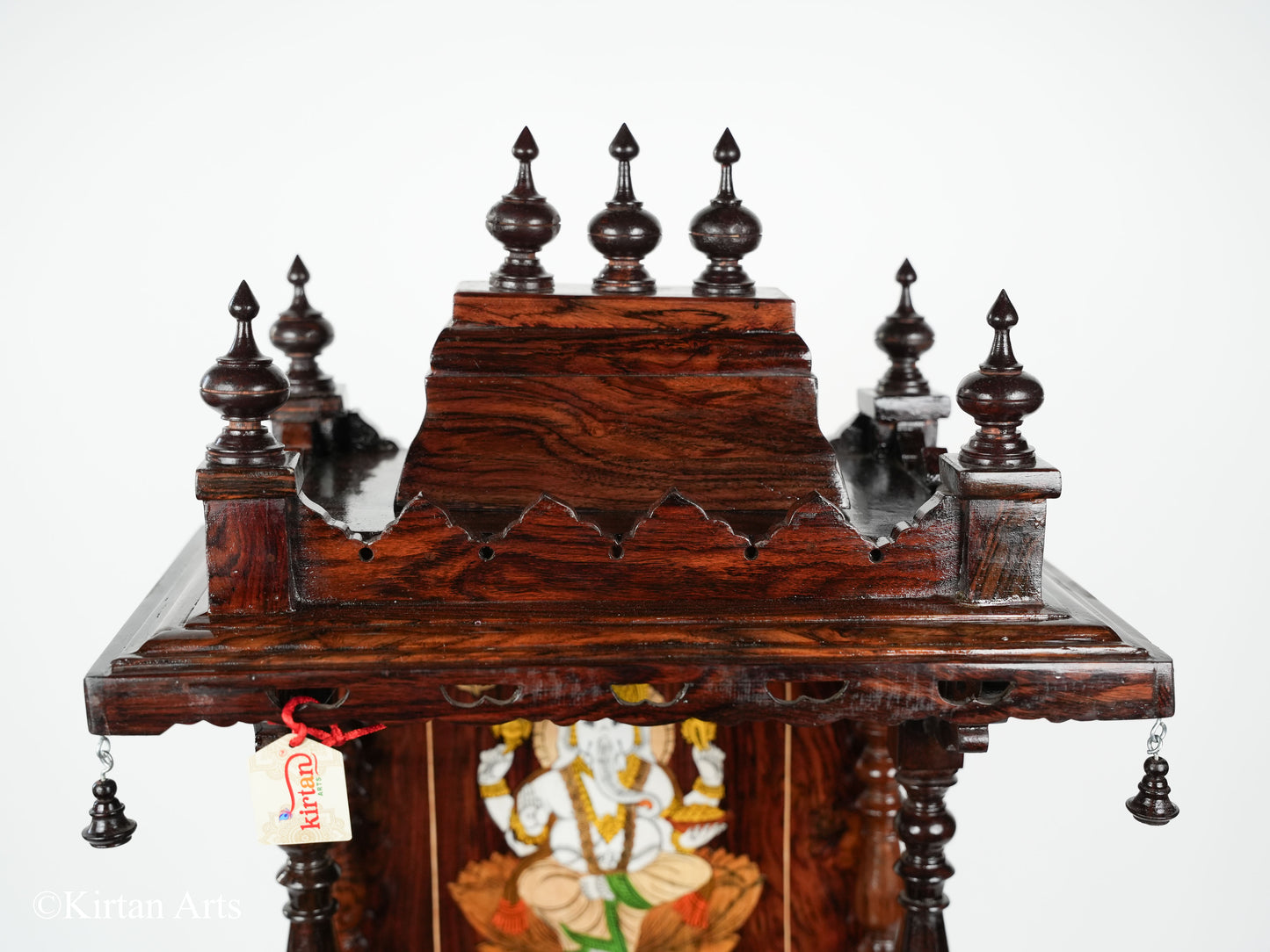 Rosewood Mandir 30" Inlay/Carved