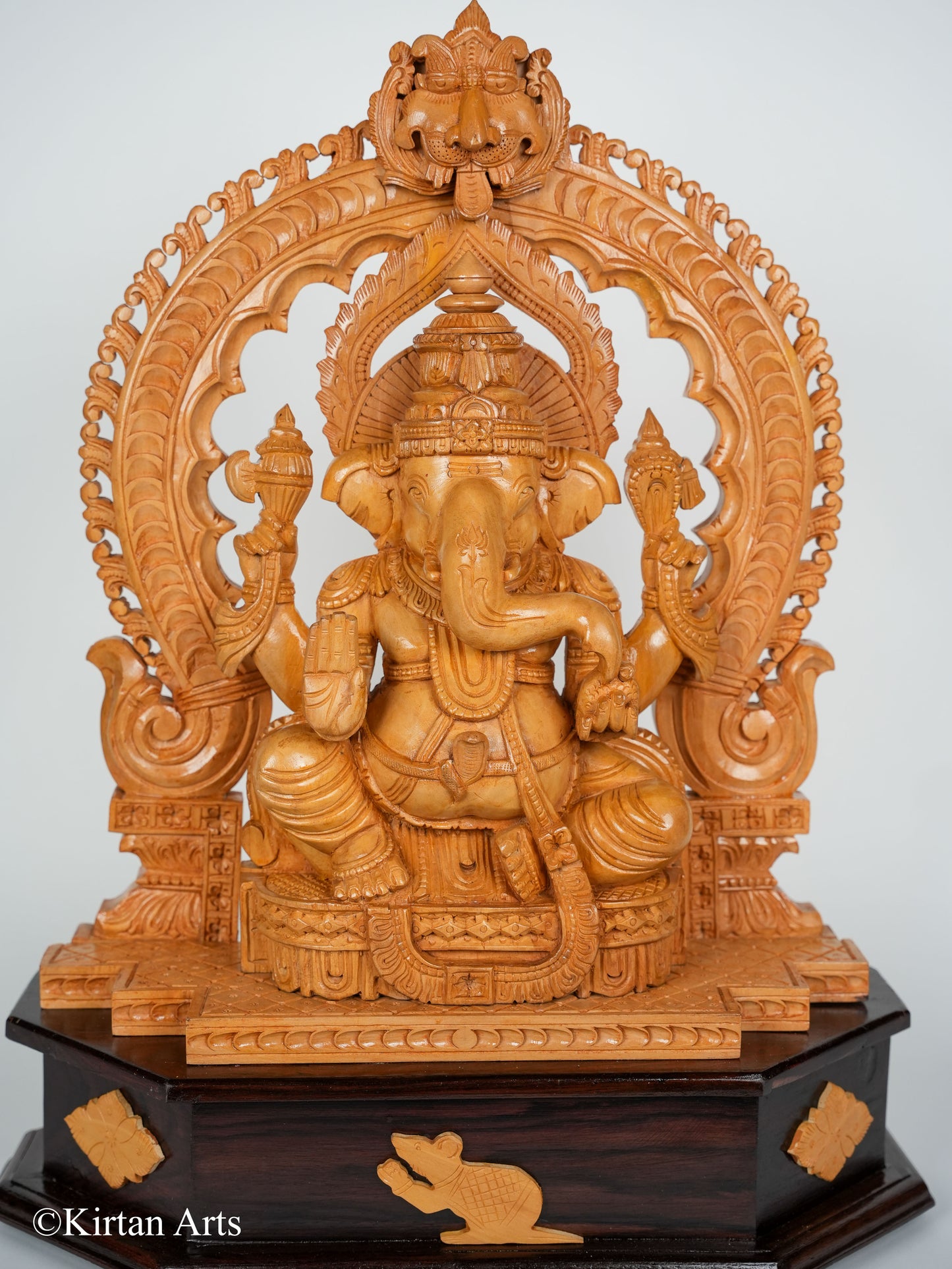 Lord Ganesha Shivani Wood 23"