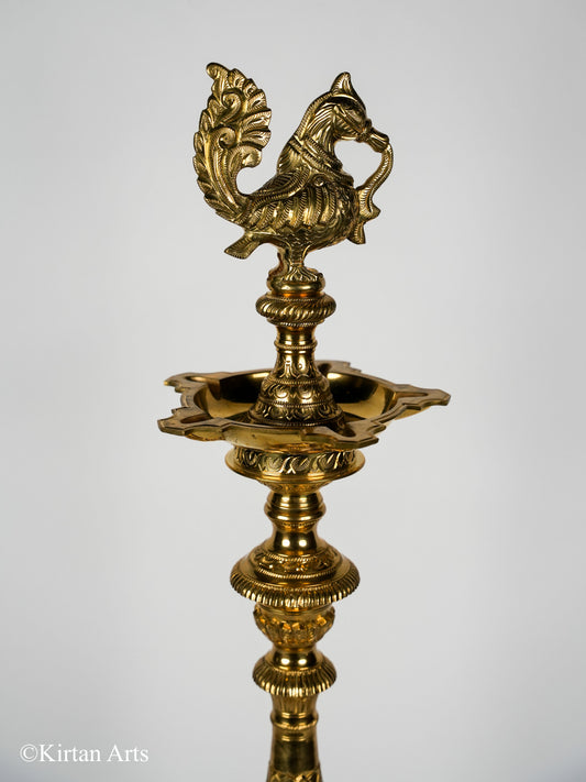Bronze Lamp Annapakshi 30"