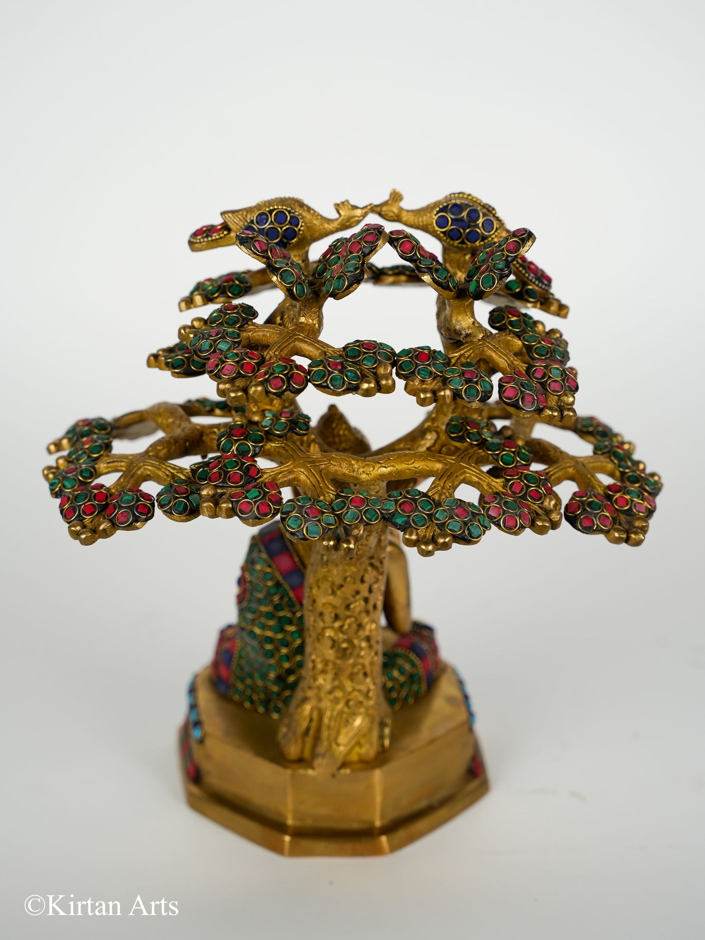 Brass Buddha Tree 12"