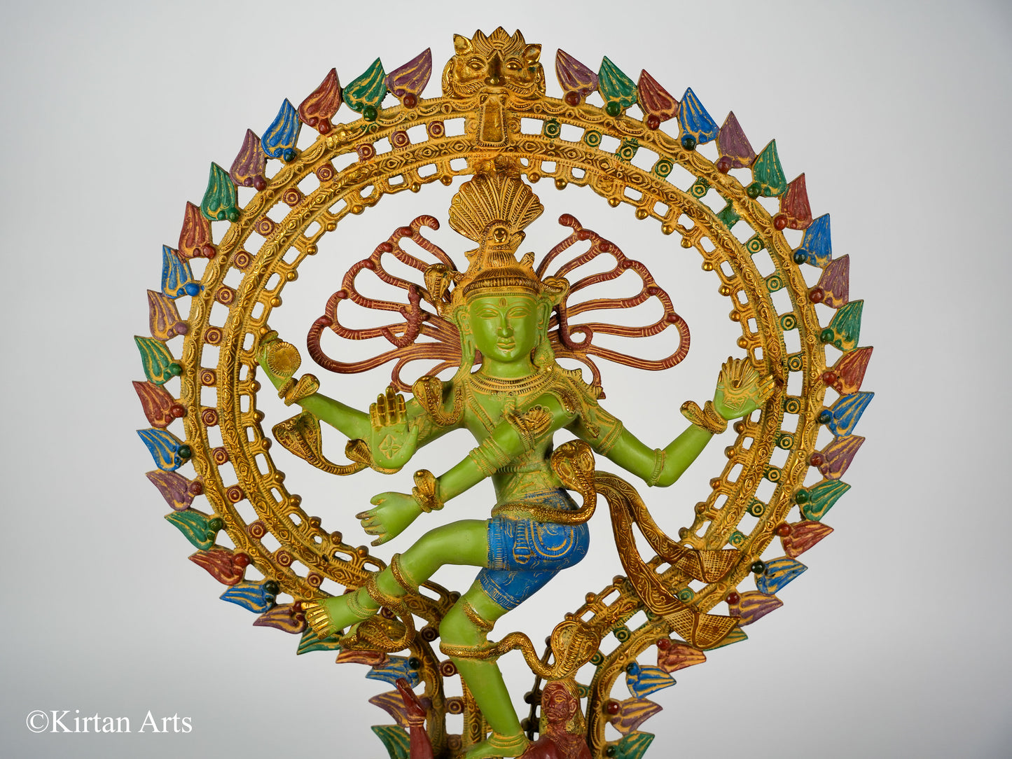 Brass Natraj Multicolor Finish 28"