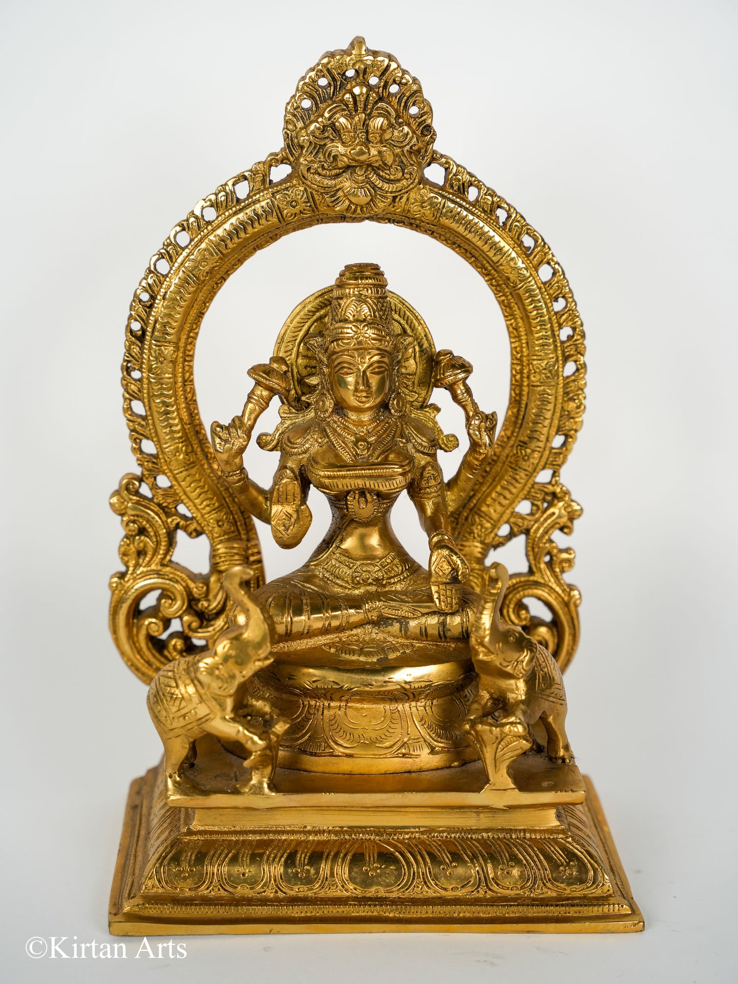 Brass GajaLakshmi 12"