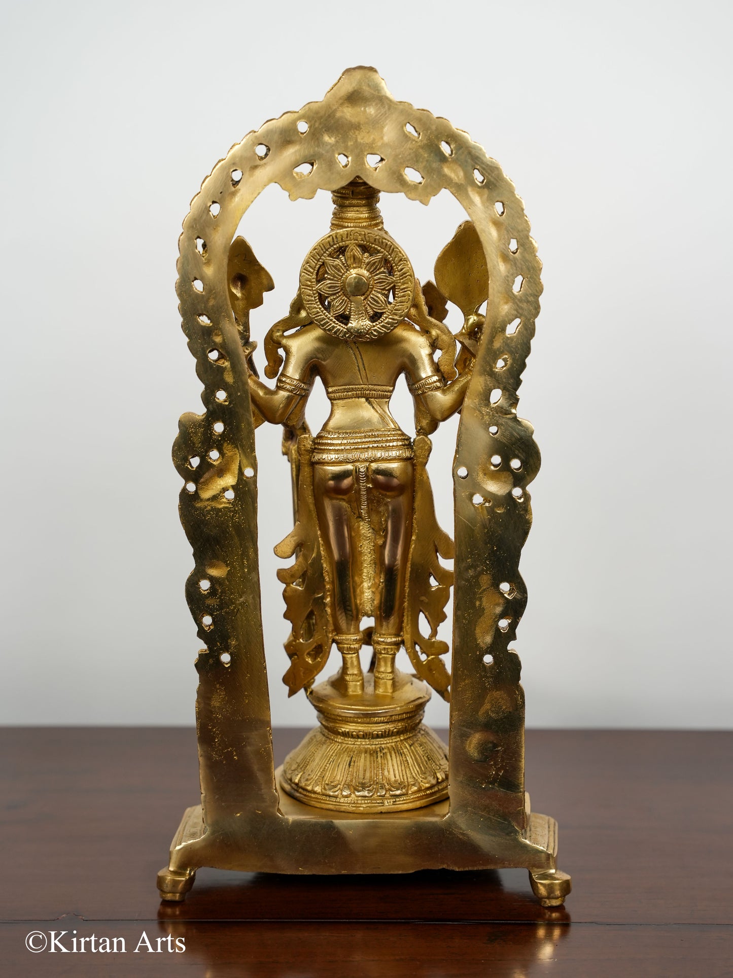 Brass Lord Vishnu Standing 15.5"