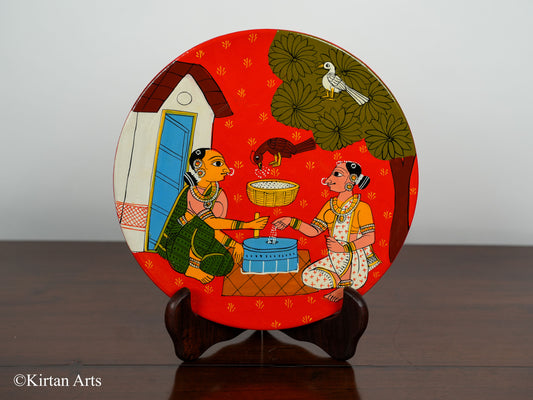 Cheriyal Wall Plates 10 Inch