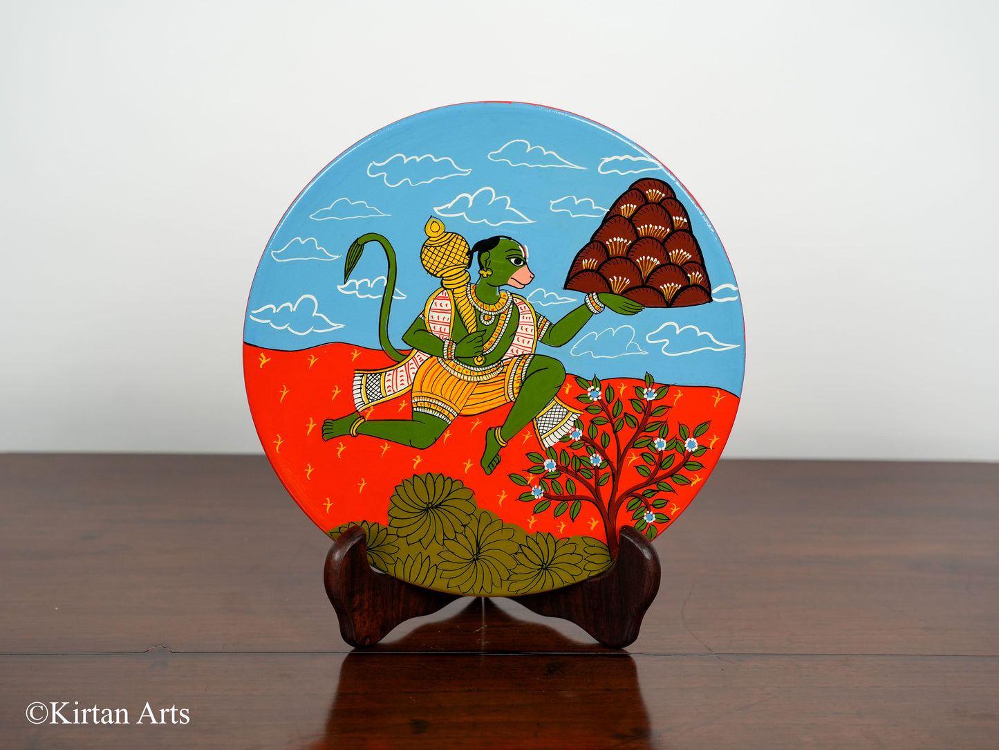 Ramayana Cheriyal Wall Plates 8Pc Set