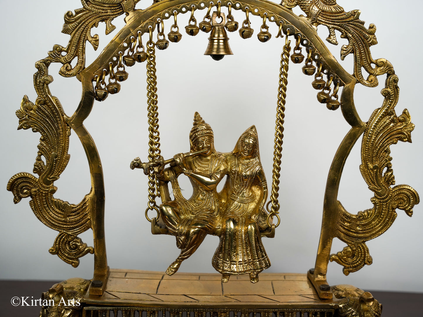 Brass RadhaKrishna Jhula 20"