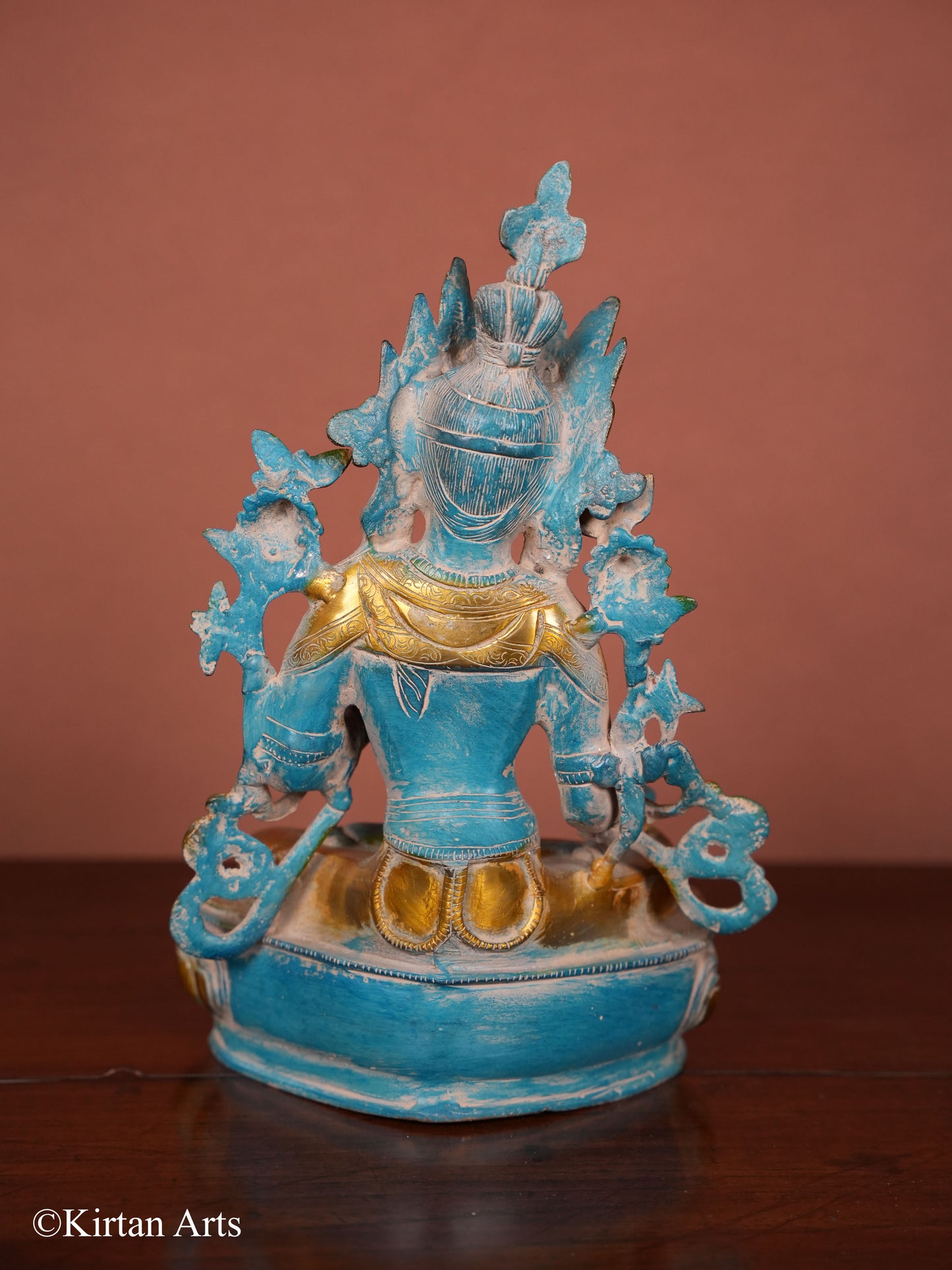 Brass Tara Blue Antique Finish 12"