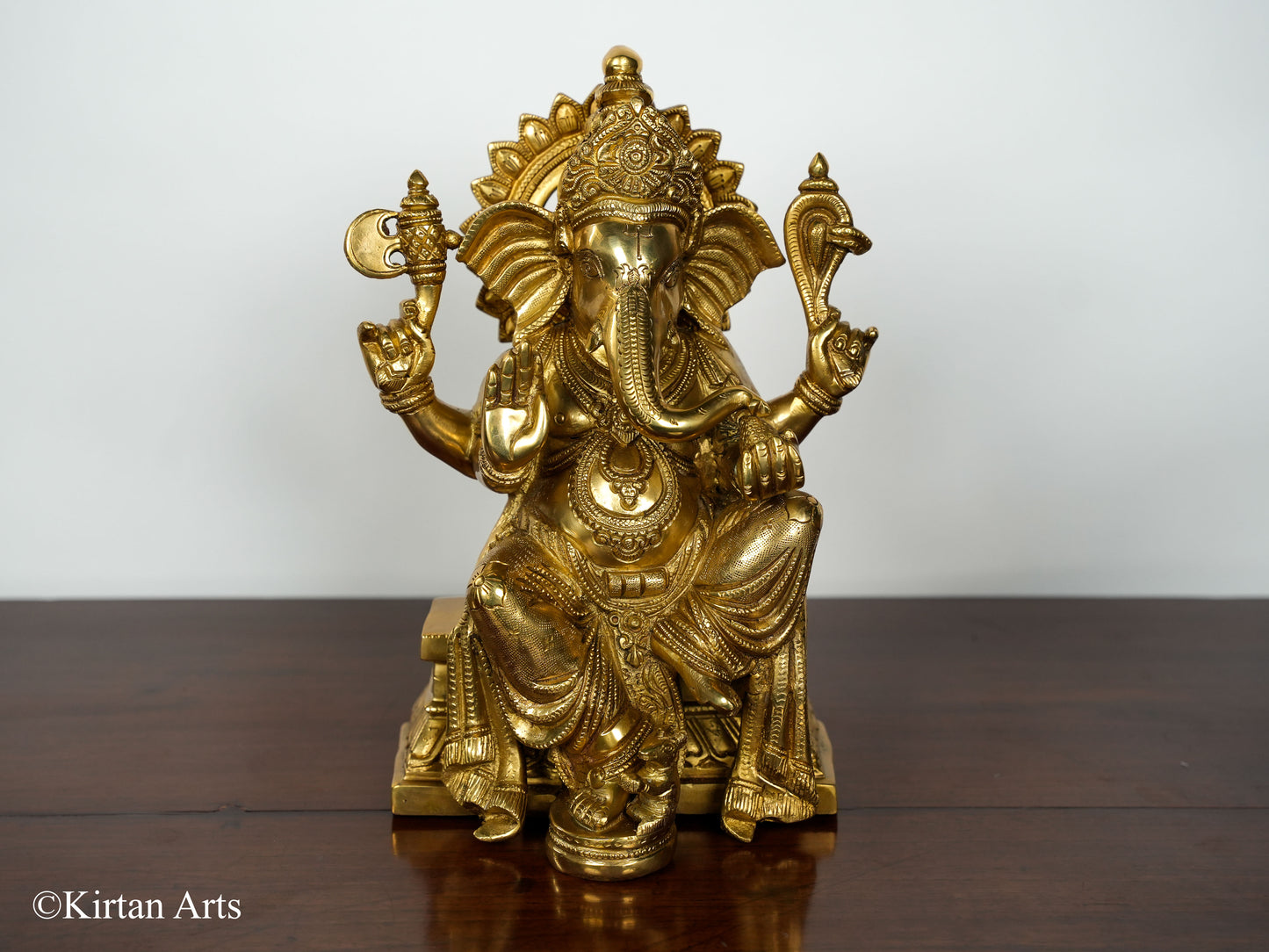 Brass Ganesha 12.5"