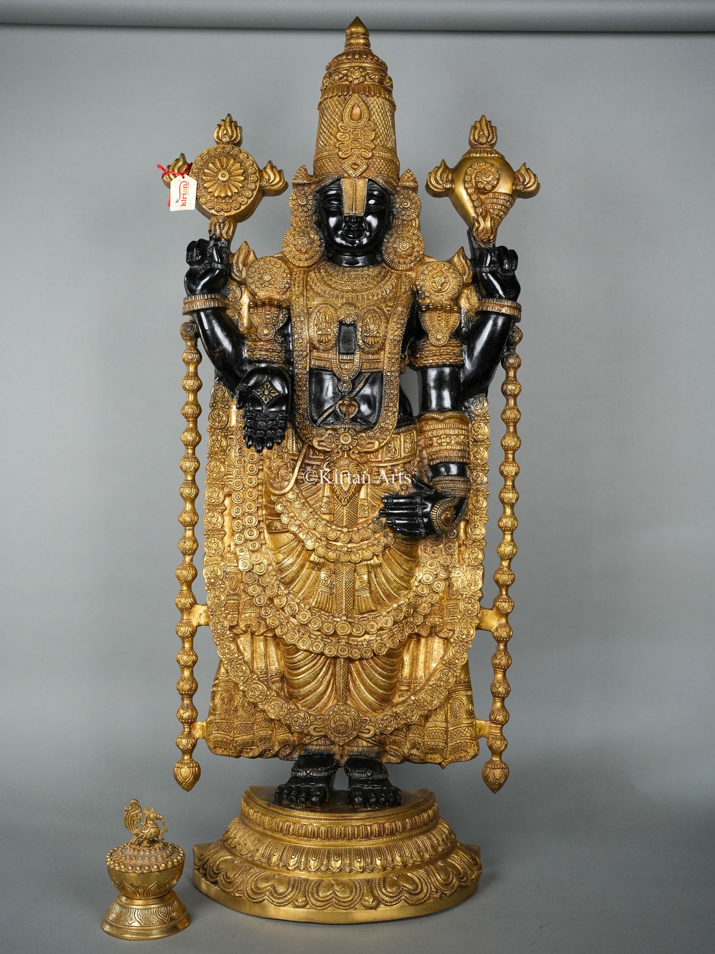 Brass Tirupati Balaji Idol | Lord Venkateswara | 48 Inches