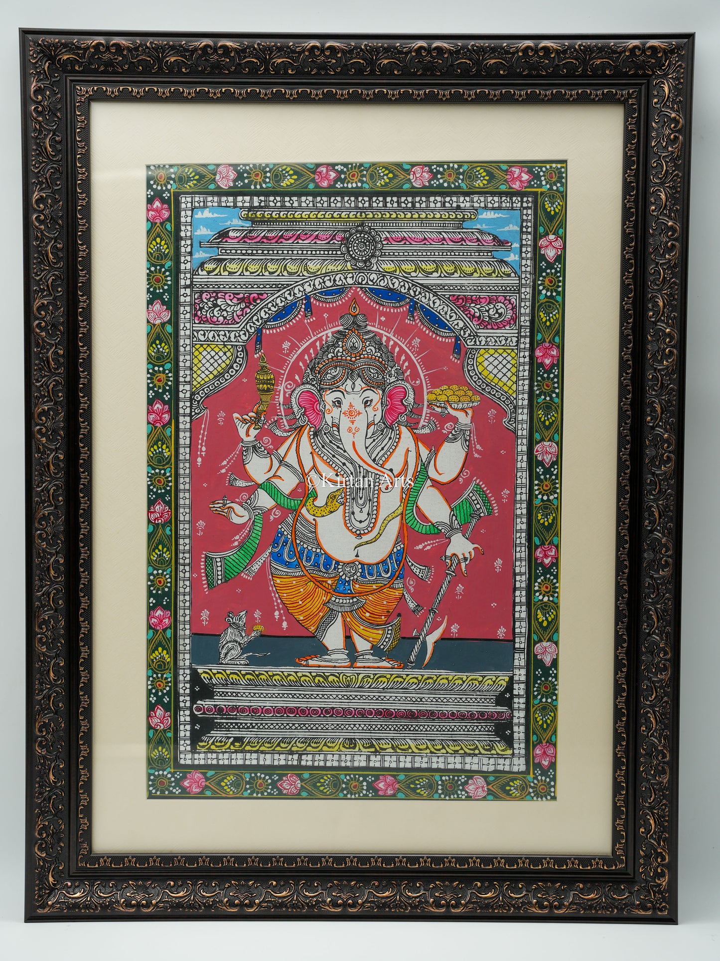 Lord Ganesha Pattachitra 24x18