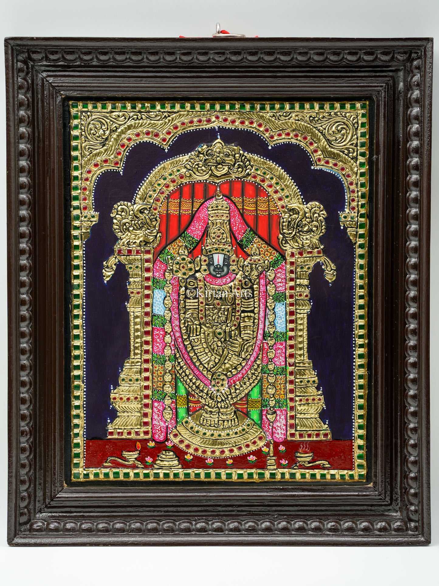 Tirupati Balaji Tanjore Painting 18x15