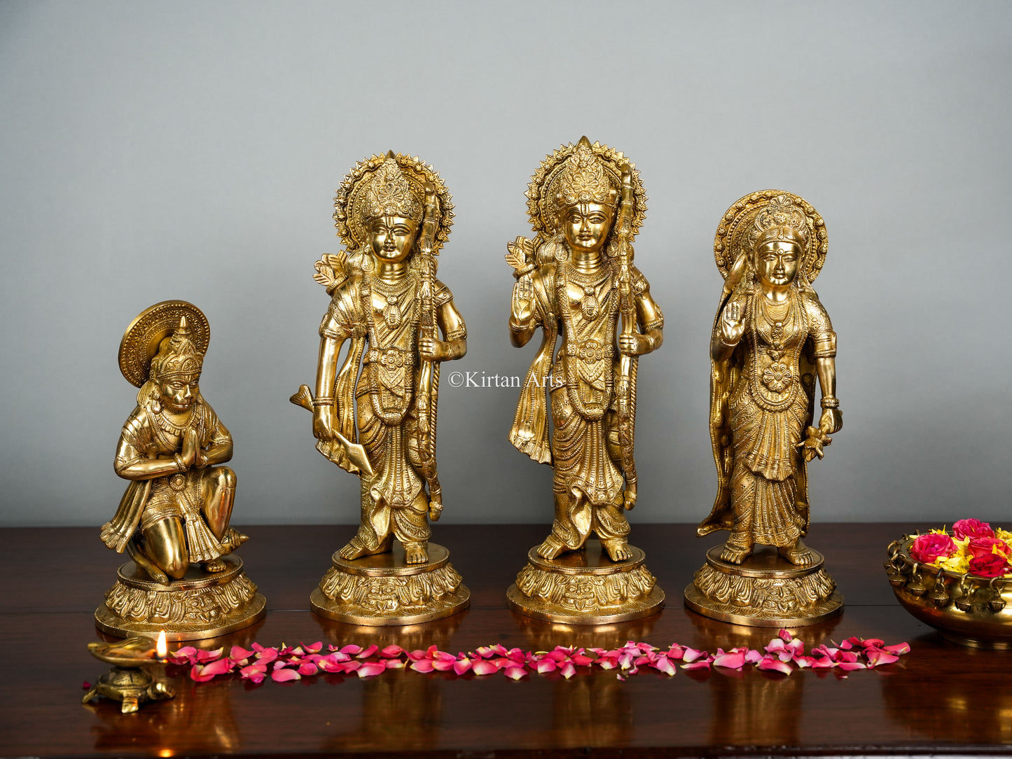 Brass Ram Darbar Set 16"