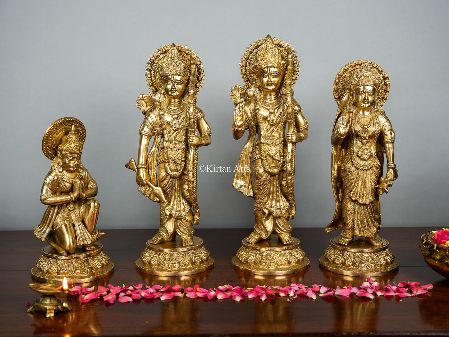 Brass Ram Darbar Set 16"