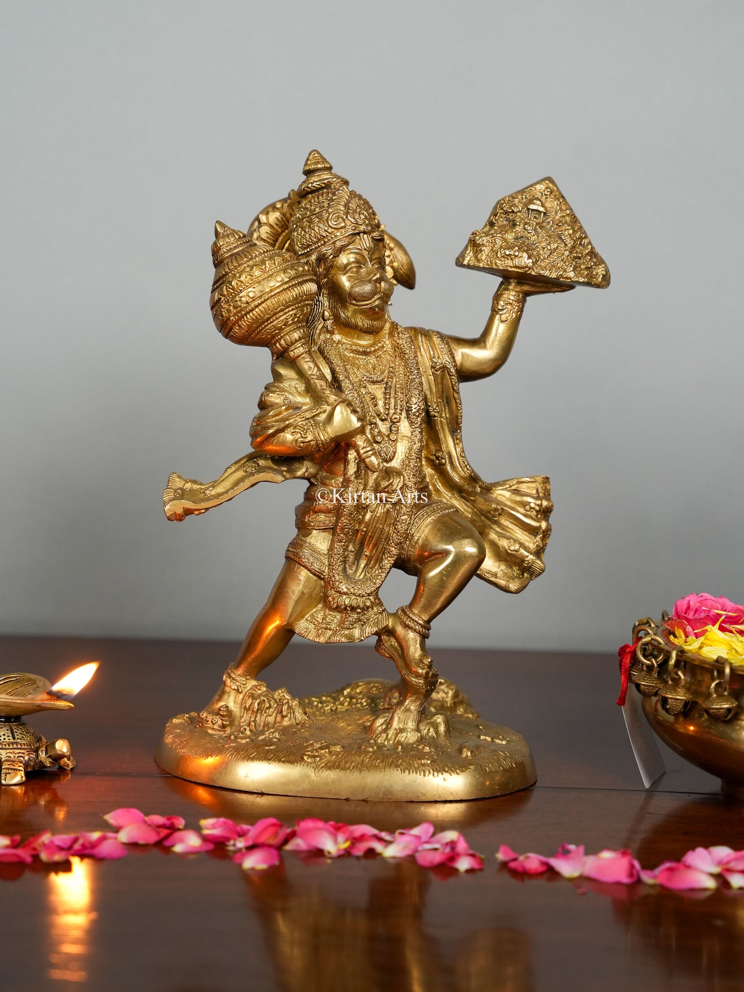 Brass Lord Hanuman 10"