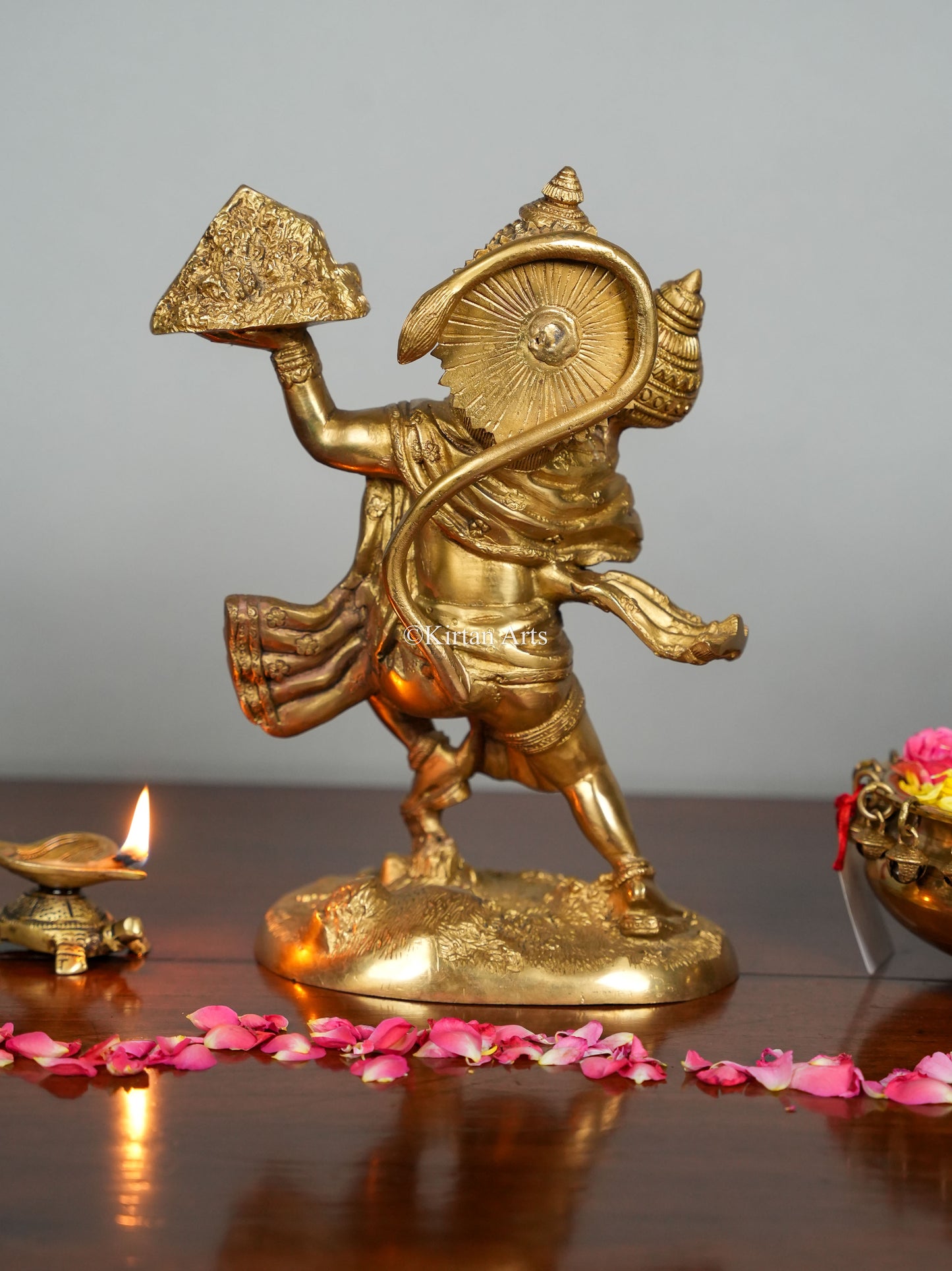 Brass Lord Hanuman 10"