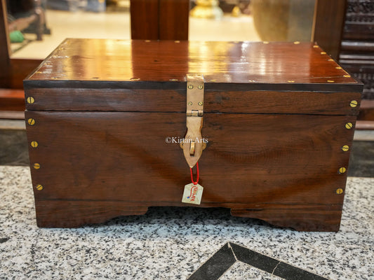 Vintage Teakwood Chest 26"