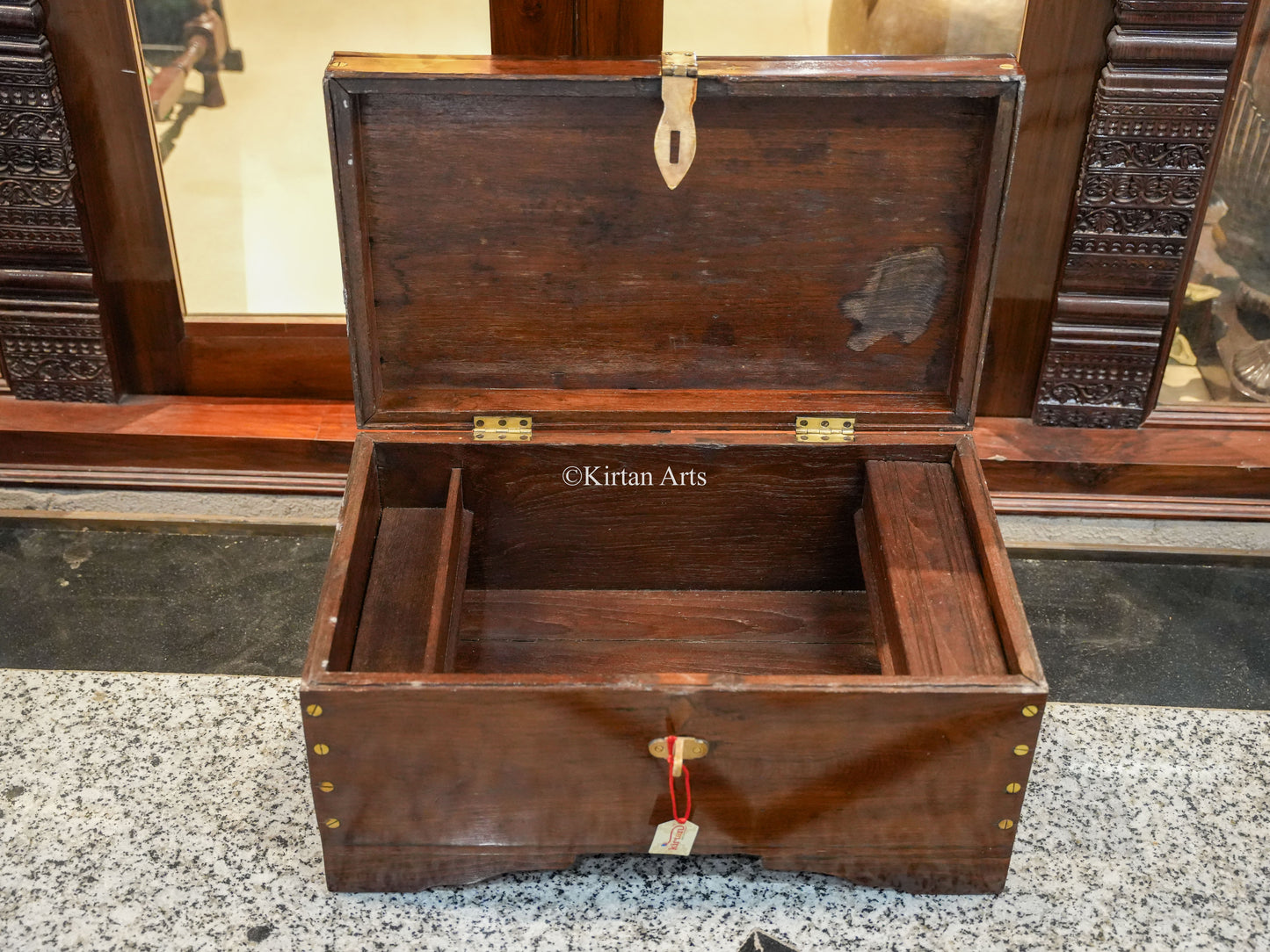 Vintage Teakwood Chest 26"