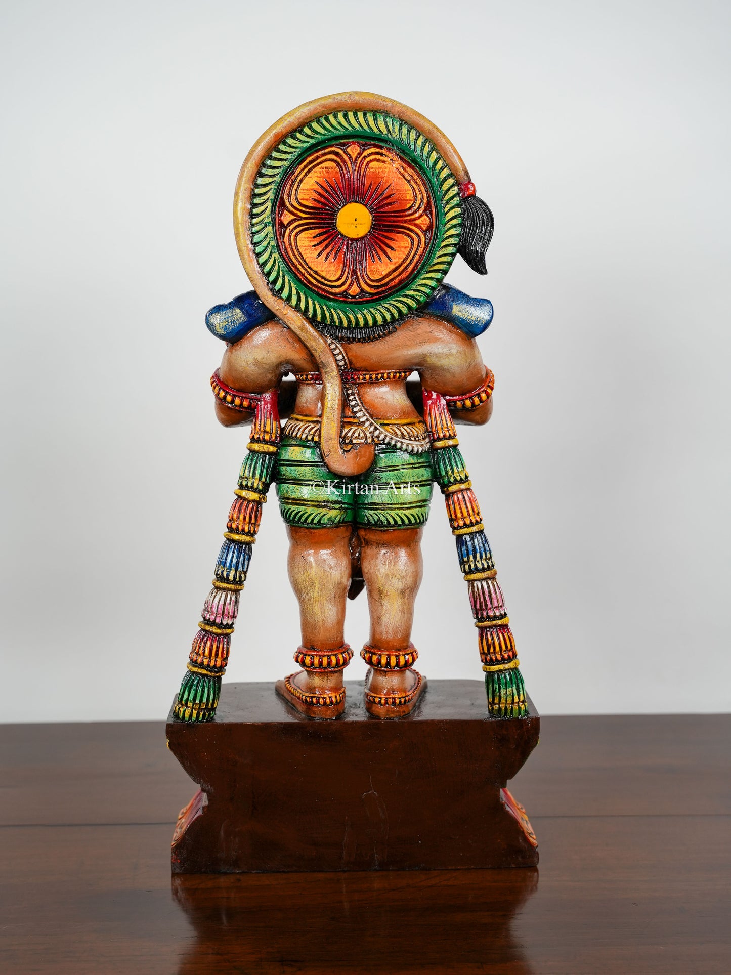 24" Lord Hanuman | Wood Carved | Painted