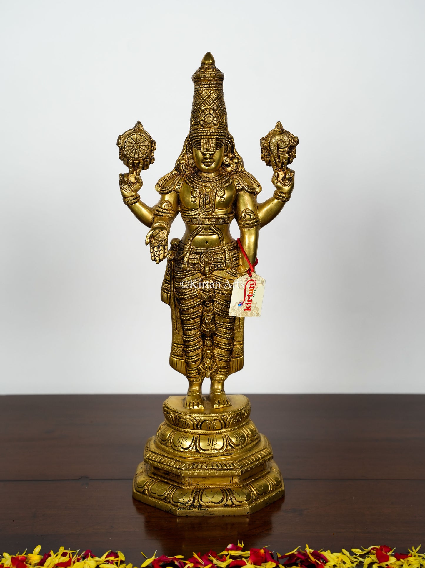 Brass Lord Tirupati Balaji | Venkateswara Swamy | 19.5" |