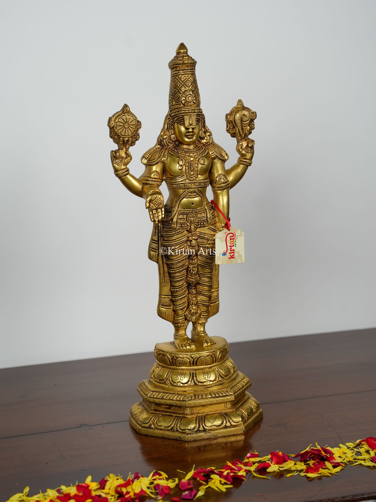 Brass Lord Tirupati Balaji | Venkateswara Swamy | 19.5" |