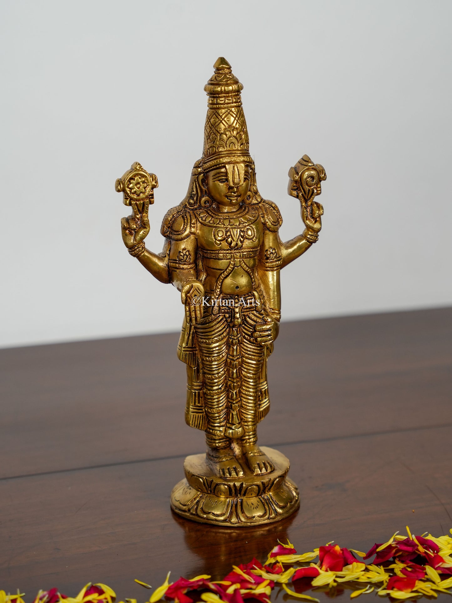 Brass Lord Tirupati Balaji | Venkateswara Swamy | 11.5"