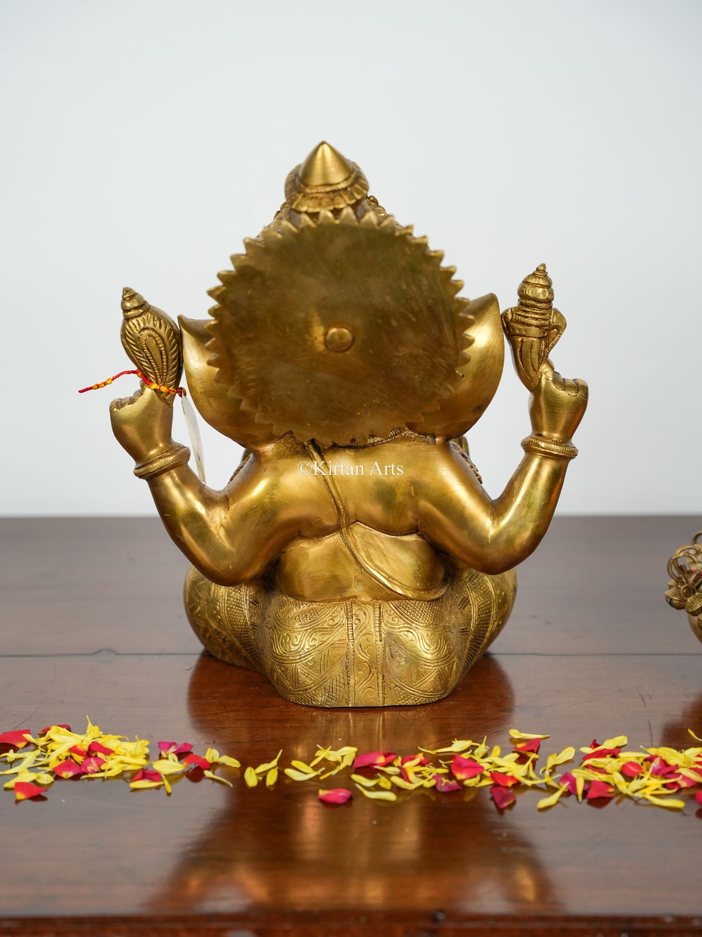 Brass Ganesha | 12" | Gold Finish