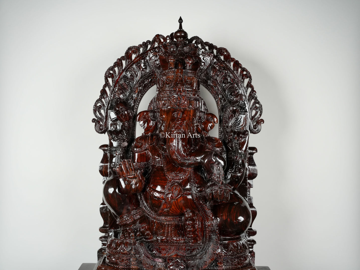 Rosewood Lord Ganesha | 43" | Handcarved