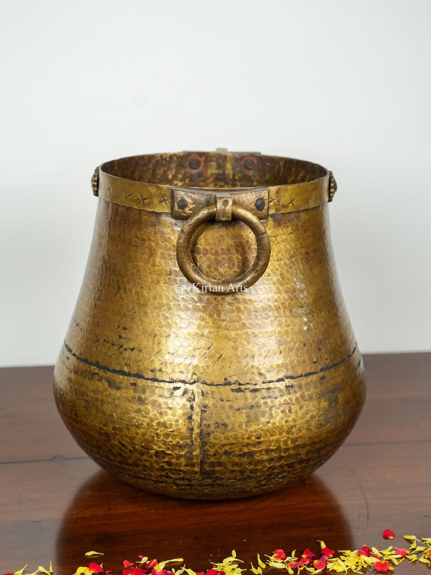 Antique Brass Planter/Pot | 12" | Antique Finish