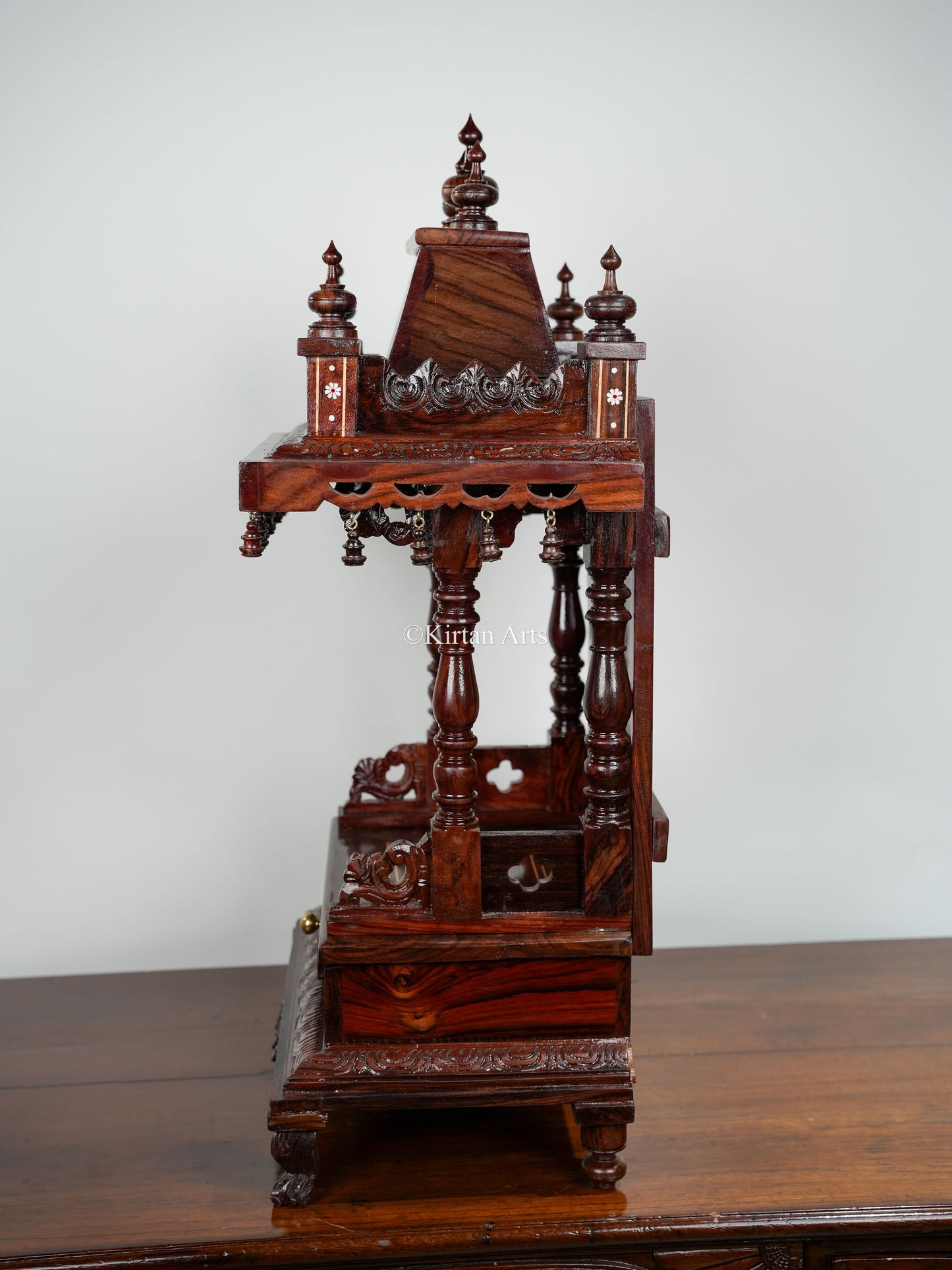 Rosewood Pooja Mandir | 10"x15" | Inlay work