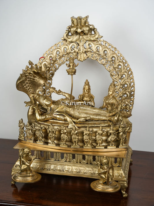 Padmanabha Swamy Bronze Sculpture | Anantashayana Vishnu | Hoysala Masterpiece | Dasavtar