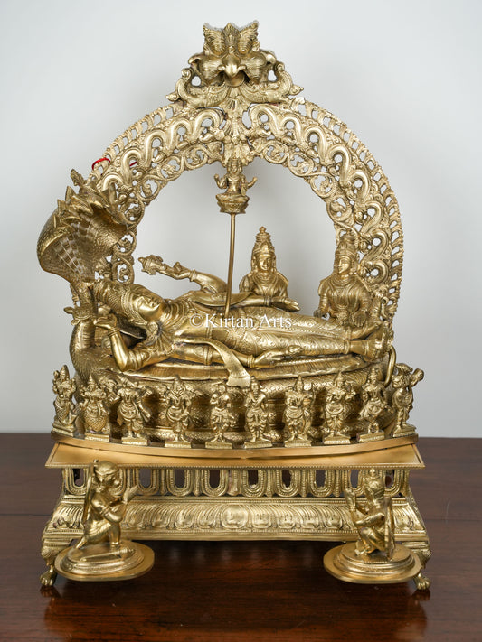 Padmanabha Swamy Bronze Sculpture | Anantashayana Vishnu | Hoysala Masterpiece | Dasavtar