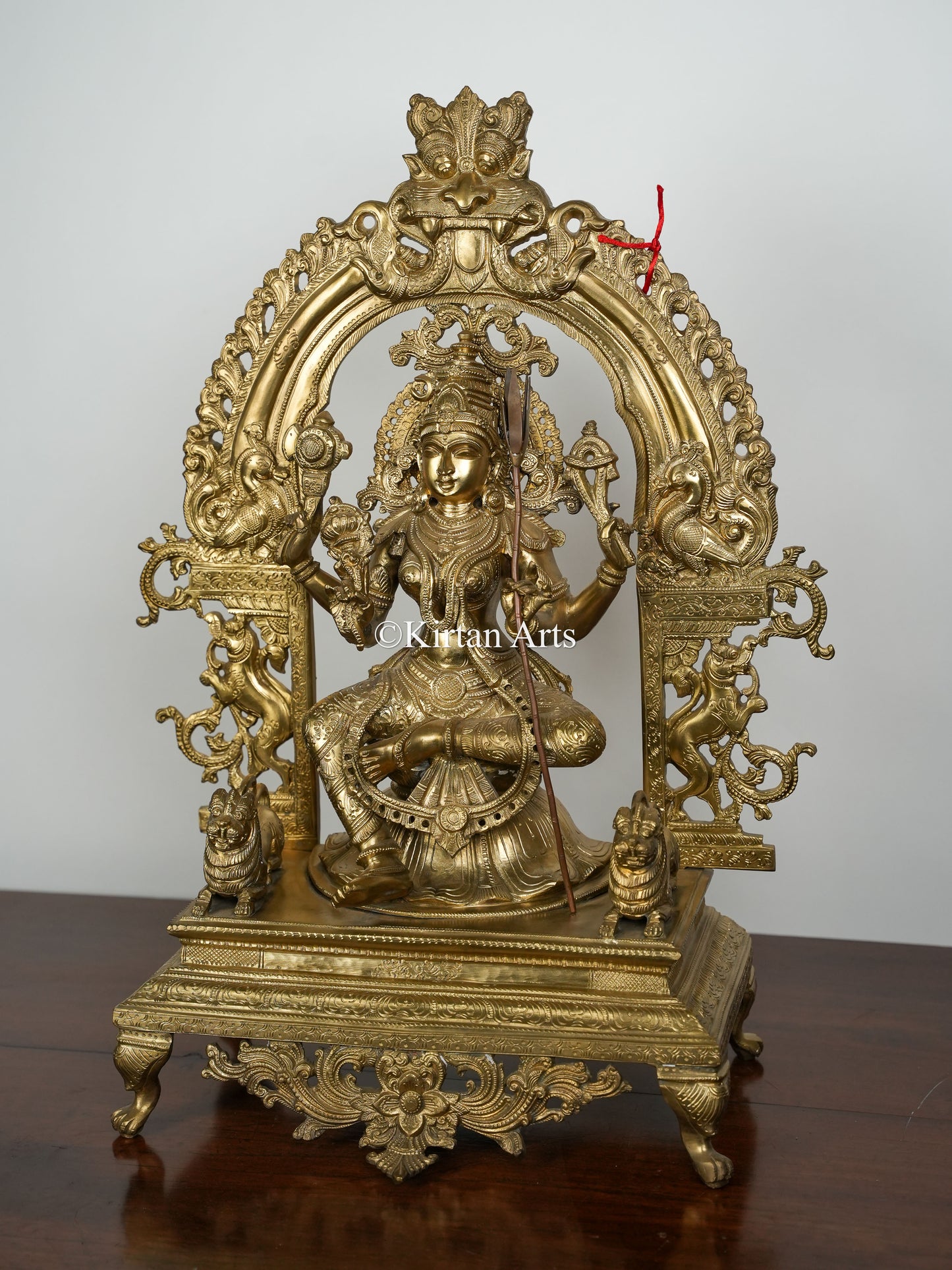 Lalitha Devi Bronze Statue | Hoysala Art | 24" | Tripura Sundari