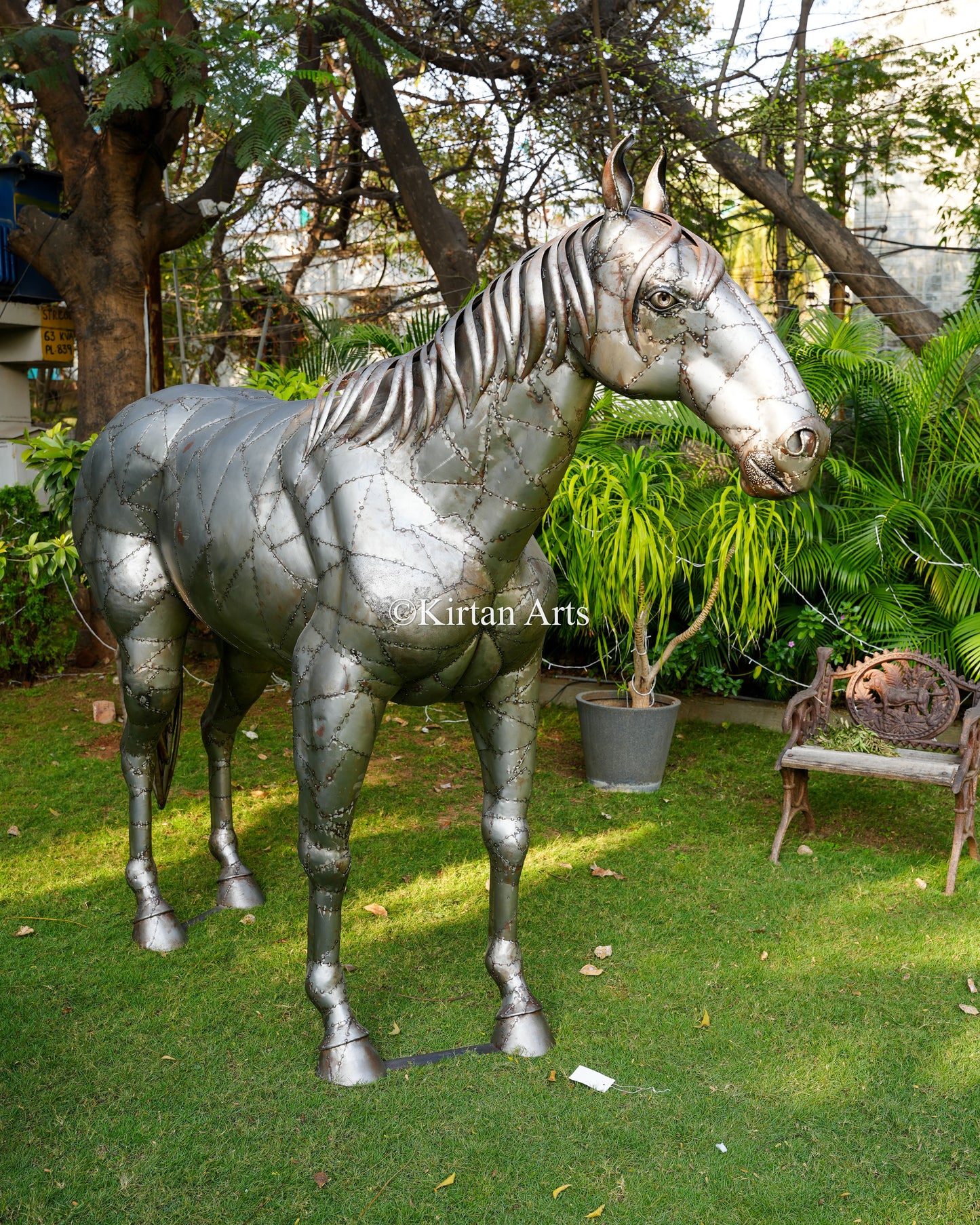 Life-sized Metal Horse | 79"