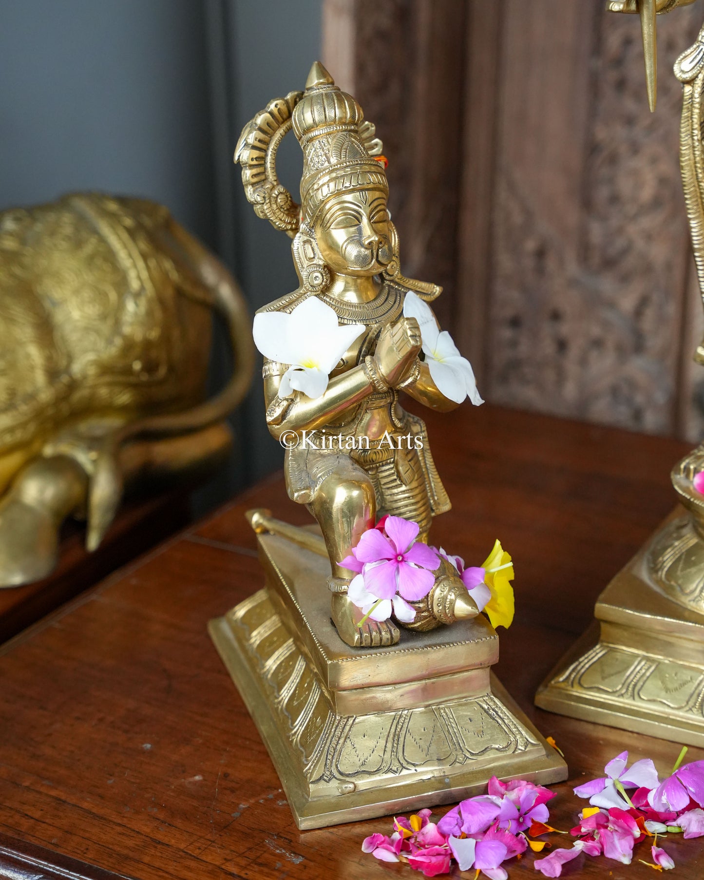 Brass Ram Darbar Set | Finely Sculpted | 26" (4Pc Set)
