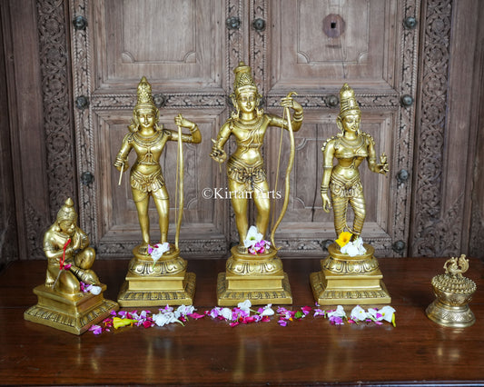 Brass Ramdarbar 4Pc Set | 22.5" | 26kg