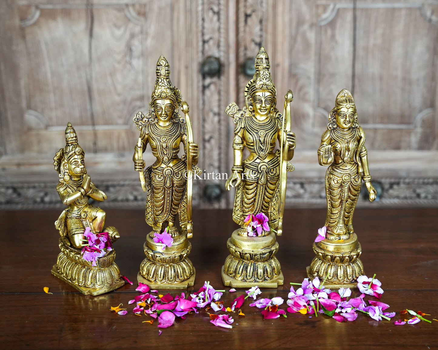 Ram Darbar Brass Set | 12" | 4Pc Set | 8.2 Kg