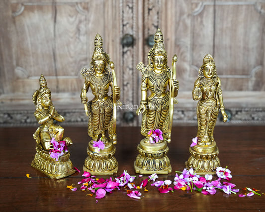 Ram Darbar Brass Set | 12" | 4Pc Set | 8.2 Kg